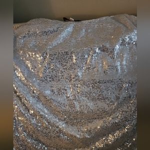 NWT Hannah Nikole Silver Sequin Cami 16W